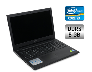 БУ Ноутбук Dell Inspiron 15 3000 / 15.6&quot; (1366x768) TN Touch / Intel Core i3-4005U (2 (4) ядра по 1.7 GHz) / 8 GB DDR3 / 256 GB SSD / Intel HD Graphics 4400 / WebCam / Windows 10 из Европы в Днепре