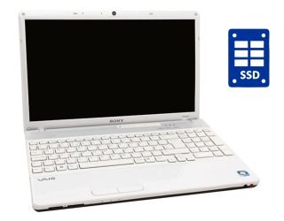 БУ Ноутбук Sony Vaio 71911M / 15.6&quot; (1366x768) TN / Intel Core i3-2330M (2 (4) ядра по 2.2 GHz) / 8 GB DDR3 / 240 GB SSD / Intel HD Graphics 3000 / WebCam / Win 10 Pro из Европы в Днепре