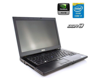 БУ Ноутбук Dell Latitude E6410 / 14&quot; (1440x900) TN / Intel Core i7-640M (2 (4) ядра по 2.8 - 3.46 GHz) / 8 GB DDR3 / 320 GB HDD / nVidia NVS 3100M, 512 MB DDR3, 64-bit / WebCam из Европы в Дніпрі