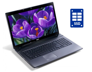 БУ Ноутбук Acer Aspire 5749 / 15.6&quot; (1366x768) TN / Intel Core i3-2310M (2 (4) ядра по 2.1 GHz) / 8 GB DDR3 / 240 GB SSD / Intel HD Graphics 3000 / WebCam / DVD-RW / Win 10 Pro  из Европы в Дніпрі