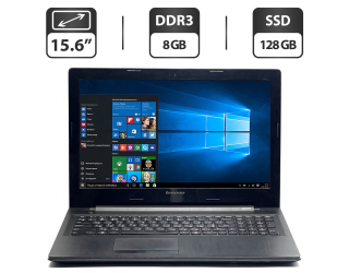 БУ Ноутбук Lenovo G50-70 / 15.6&quot; (1366x768) TN / Intel Core i3-4030U (2 (4) ядра по 1.9 GHz) / 8 GB DDR3 / 128 GB SSD / Intel HD Graphics 4400 / WebCam / DVD-ROM / HDMI из Европы в Дніпрі