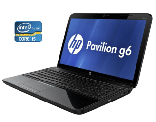 БУ Ноутбук HP Pavilion G6 / 15.6&quot; (1366x768) TN / Intel Core i5-2410M (2 (4) ядра по 2.3 - 2.9 GHz) / 8 GB DDR3 / 240 GB SSD / Intel HD Graphics 3000 / WebCam / DVD-ROM / Win 10 Pro из Европы в Днепре