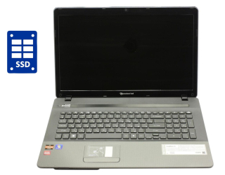 БУ Ноутбук Packard Bell SJV70_HR / 17.3&quot; (1600x900) TN / Intel Core i3-2330M (2 (4) ядра по 2.2 GHz) / 8 GB DDR3 / 240 GB SSD / Intel HD Graphics 3000 / WebCam / DVD-RW / Win 10 Pro  из Европы в Дніпрі