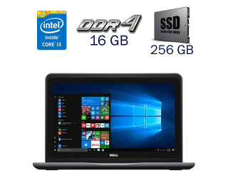 БУ Ультрабук Dell Latitude 3380 / 13.3&quot; (1366x768) TN / Intel Core i3-6006U (2 (4) ядра по 2.0 GHz) / 16 GB DDR4 / 256 GB SSD / Intel HD Graphics 520 / WebCam + Беспроводная мышка из Европы в Дніпрі
