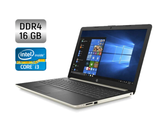 БУ Ноутбук HP 15-dy1074nr / 15.6&quot; (1366x768) TN Touch / Intel Core i3-1005G1 (2 (4) ядра по 1.2 - 3.4 GHz) / 16 GB DDR4 / 512 GB SSD / Intel UHD Graphics / WebCam / Windows 10 из Европы в Дніпрі