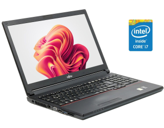 БУ Ноутбук Fujitsu Lifebook E544 / 14&quot; (1366x768) TN / Intel Core i3-4000M (2 (4) ядра по 2.4 GHz) / 8 GB DDR3 / 128 GB SSD + 500 GB HDD / Intel HD Graphics 4600 / WebCam  из Европы