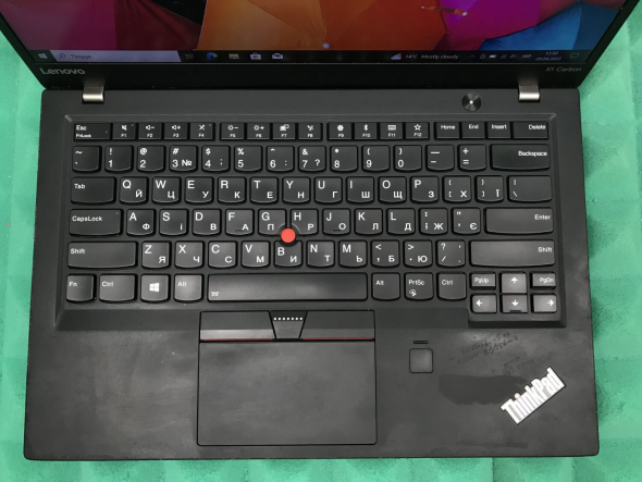 Ультрабук Б-класс Lenovo ThinkPad X1 Carbon (5th Gen) / 14&quot; (1920x1080) IPS / Intel Core i5-7200U (2 (4) ядра по 2.5 - 3.1 GHz) / 8 GB DDR3 / 256 GB SSD M.2 / Intel HD Graphics 620 / Fingerprint / HDMI - 4