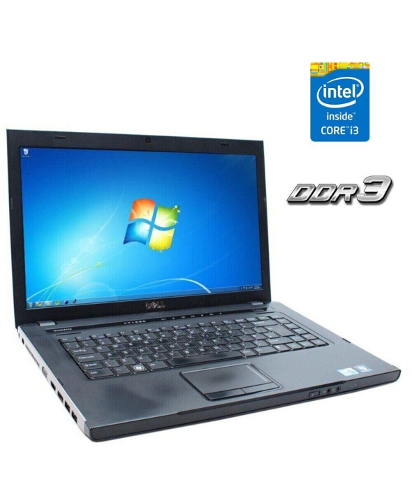 Ноутбук Dell Vostro 3500 / 15.6&quot; (1366x768) TN / Intel Core i3-350M (2 (4) ядра по 2.26 GHz) / 4 GB DDR3 / 320 GB HDD / Intel HD Graphics / WebCam - 1