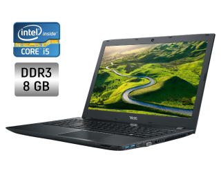 БУ Ноутбук Б-класс Acer Aspire E15 / 15.6&quot; (1920x1080) TN / Intel Core i5-6200U (2 (4) ядра по 2.3 - 2.8 GHz) / 8 GB DDR3 / 128 GB SSD + 1000 GB HDD / Intel HD Graphics 520 / WebCam / HDMI из Европы в Днепре