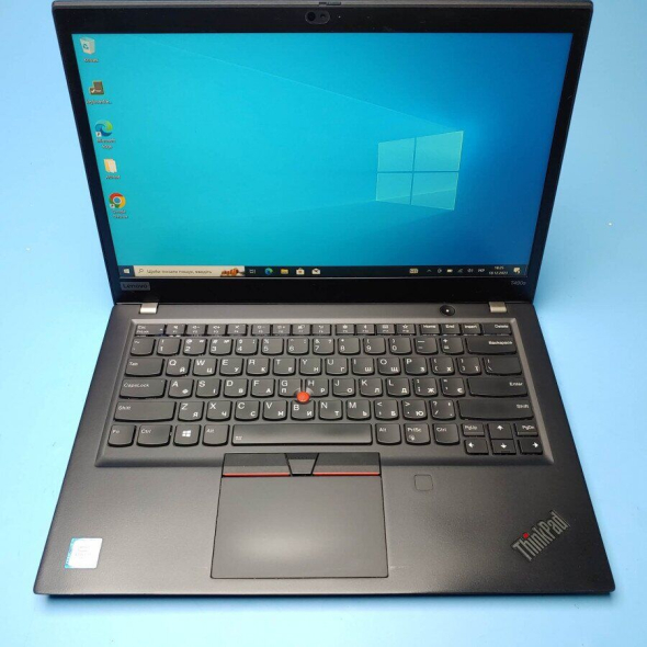 Ультрабук Lenovo ThinkPad T490s / 14&quot; (1920x1080) IPS Touch / Intel Core i5-8365U (4 (8) ядра по 1.6 - 4.1 GHz) / 16 GB DDR4 / 256 GB SSD / Intel UHD Graphics / WebCam / Win 10 Pro - 8