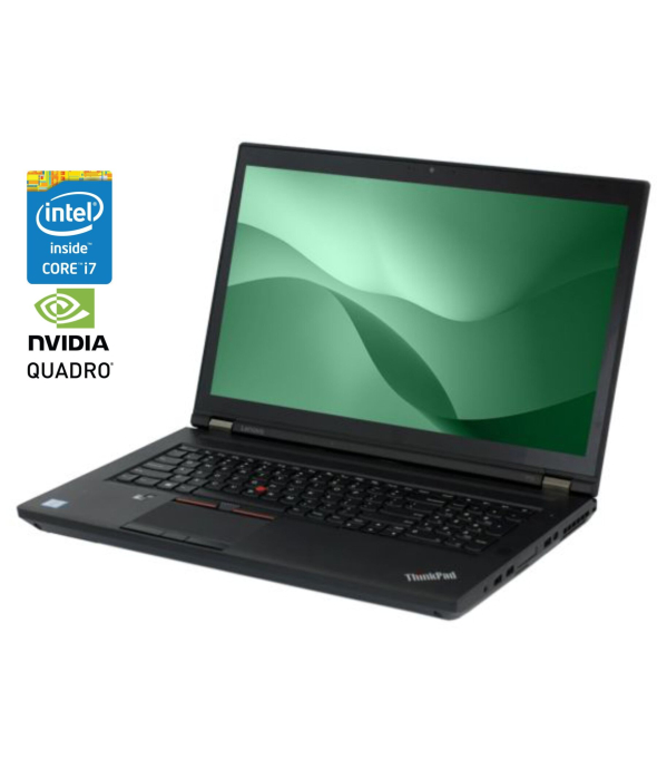 Мобильная рабочая станция Lenovo ThinkPad P70 / 17.3&quot; (1920x1080) IPS / Intel Core i7-6820HQ (4 (8) ядра по 2.7 - 3.6 GHz) / 16 GB DDR4 / 256 GB SSD + 500 GB HDD / nVidia Quadro M3000M, 4 GB GDDR5, 256-bit / WebCam / Win 10 Pro - 1