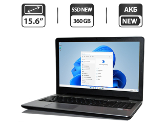 БУ Ноутбук Pegatron D15S PlaidBook / 15.6&quot; (1366x768) TN / Intel Core i5-6200U (2 (4) ядра по 2.3 - 2.8 GHz) / 8 GB DDR3 / 360 GB SSD NEW / Intel HD Graphics 520 / WebCam / АКБ NEW из Европы в Дніпрі
