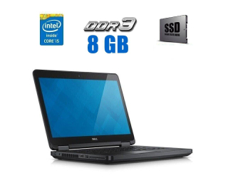 БУ Ноутбук Dell Latitude E5440 / 14&quot; (1366x768) TN / Intel Core i5-4200U (2 (4) ядра по 1.6 - 2.6 GHz) / 8 GB DDR3 / 120 GB SSD / Intel HD Graphics 4400 / WebCam из Европы в Днепре
