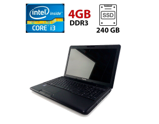 БУ Ноутбук Toshiba Satellite Pro C660 / 15.6&quot; (1366x768) TN / Intel Core i3-380M (2 (4) ядра по 2.53 GHz) / 4 GB DDR3 / 240 GB SSD / Intel HD Graphics 1000 / WebCam из Европы в Дніпрі