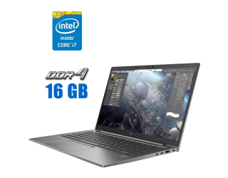БУ Ультрабук HP ZBook Firefly 14 G8 / 14&quot; (1920x1080) IPS / Intel Core i7-1185G7 (4 (8) ядра по 3.0 - 4.8 GHz) / 16 GB DDR4 / 256 GB SSD M.2 / Intel Iris Xe Graphics / WebCam  из Европы в Дніпрі