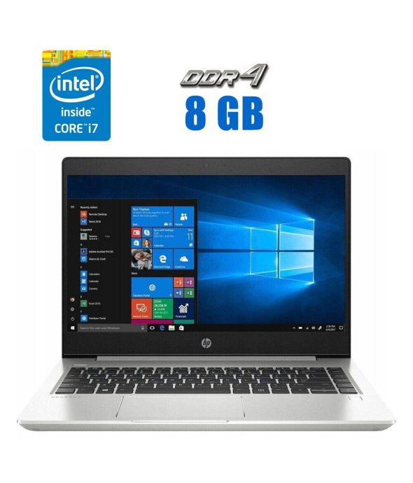 Ноутбук HP ProBook 440 G6 / 14&quot; (1920x1080) IPS / Intel Core i7-8565U (4 (8) ядра по 1.8 - 4.6 GHz) / 16 GB DDR4 / 240 GB SSD / Intel UHD Graphics 620 / WebCam - 1