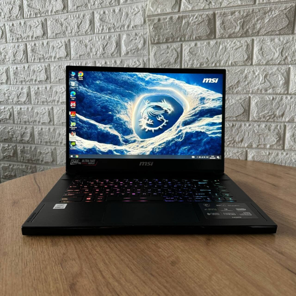 Игровой ноутбук Б-класс MSI GS66 Stealth 10UE / 15.6&quot; (1920x1080) IPS / Intel Core i7-10750H (6 (12) ядер по 2.6 - 5.0 GHz) / 16 GB DDR4 / 1000 GB SSD / nVidia GeForce RTX 3060, 6 GB GDDR6, 192-bit / WebCam - 2