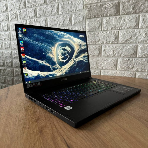 Игровой ноутбук Б-класс MSI GS66 Stealth 10UE / 15.6&quot; (1920x1080) IPS / Intel Core i7-10750H (6 (12) ядер по 2.6 - 5.0 GHz) / 16 GB DDR4 / 1000 GB SSD / nVidia GeForce RTX 3060, 6 GB GDDR6, 192-bit / WebCam - 4