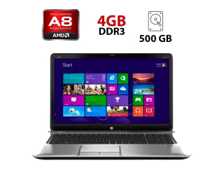 БУ Ноутбук Б-класс HP dv6-7323cl / 15.6&quot; (1920x1080) TN / AMD A8-4500M (4 ядра по 1.9 - 2.8 GHz) / 4 GB DDR3 / 750 GB HDD / AMD Radeon HD 7620G Graphics / WebCam / АКБ не держит из Европы в Дніпрі