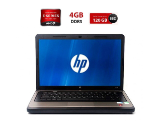 БУ Ноутбук Б-класс HP 635 / 15.6&quot; (1366x768) TN / AMD E-350 (2 ядра по 1.6 GHz) / 4 GB DDR3 / 120 GB SSD / AMD Radeon HD 6310 Graphics / WebCam из Европы