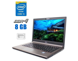 БУ Ноутбук Fujitsu LifeBook E746 / 14&quot; (1366x768) TN / Intel Core i5-6200U (2 (4) ядра по 2.3 - 2.8 GHz) / 8 GB DDR4 / 480 GB SSD / Intel HD Graphics 520 / WebCam из Европы в Днепре