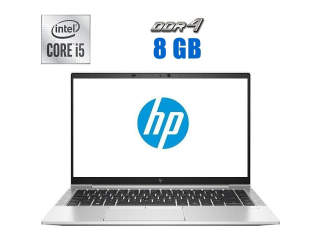 БУ Ультрабук HP EliteBook 840 G7 / 14&quot; (1920x1080) IPS / Intel Core i5-10210U (4 (8) ядра по 1.6 - 4.2 GHz) / 8 GB DDR4 / 480 GB SSD / Intel UHD Graphics / WebCam из Европы в Днепре