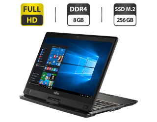 БУ Ноутбук-трансформер Б-класс Fujitsu LifeBook T939 / 13.3&quot; (1920x1080) IPS Touch / Intel Core i5-8365U (4 (8) ядра по 1.6 - 4.1 GHz) / 8 GB DDR4 / 256 GB SSD M.2 / Intel UHD Graphics 620 / WebCam / Windows 10 Pro / Без стилуса из Европы в Дніпрі