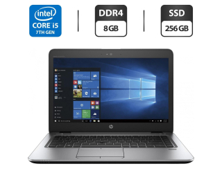 БУ Ноутбук HP EliteBook 840 G4 / 14&quot; (1920x1080) TN / Intel Core i5-7200U (2 (4) ядра по 2.5 - 3.1 GHz) / 8 GB DDR4 / 512 GB SSD / Intel HD Graphics 620 / WebCam из Европы в Дніпрі