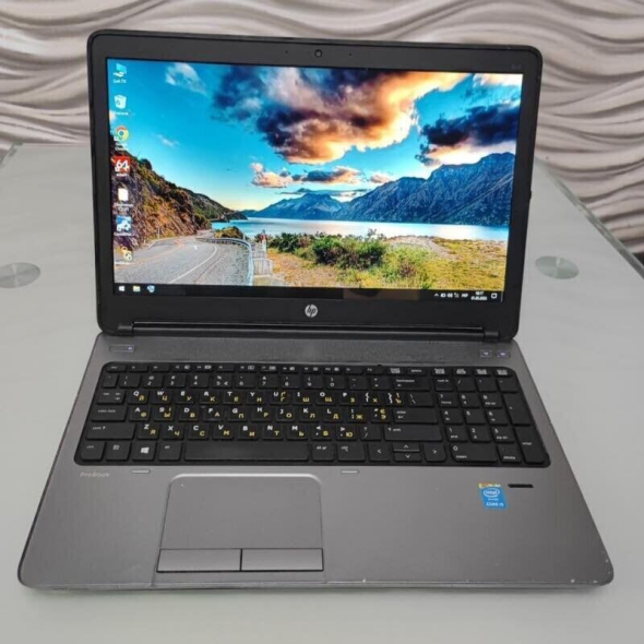 Ноутбук HP ProBook 650 G1 / 15.6&quot; (1920x1080) TN / Intel Core i5-4210M (2 (4) ядра по 2.6 - 3.2 GHz) / 8 GB DDR3 / 128 GB SSD / Intel HD Graphics 4600 / WebCam / Fingerprint - 2