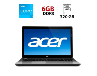 БУ Ноутбук Acer Aspire E1-531G / 15.6&quot; (1366x768) TN / Intel Core i3-2350M (2 (4) ядра по 2.3 GHz) / 6 GB DDR3 / 320 GB HDD / nVidia GeForce 610M, 1 GB GDDR3, 64-bit / WebCam из Европы в Дніпрі
