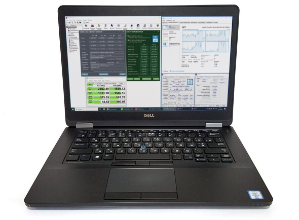 Ультрабук Б-класс Dell Latitude E5470 / 14&quot; (1920x1080) TN / Intel Core i5-6440HQ (4 ядра по 2.6 - 3.5 GHz) / 16 GB DDR4 / 256 GB SSD M.2 / Intel HD Graphics 530 / WebCam / Win 10 Pro - 2