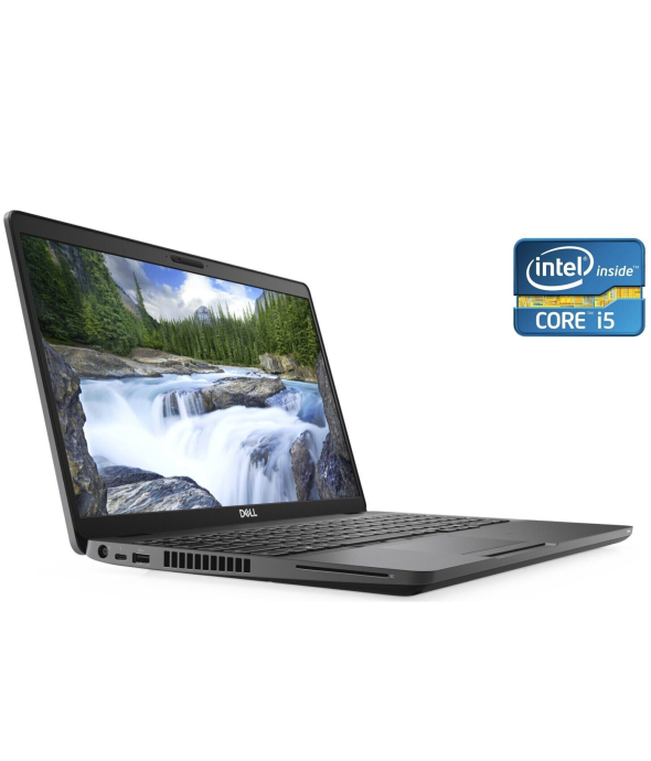 Ноутбук Dell Latitude 5500 / 15.6&quot; (1366x768) TN / Intel Core i5-8365U (4 (8) ядра по 1.6 - 4.1 GHz) / 16 GB DDR4 / 128 GB SSD / Intel UHD Graphics / WebCam - 1