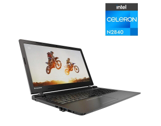 БУ Ноутбук Б-класс Lenovo IdeaPad 100-15IBY / 15.6&quot; (1366x768) TN / Intel Celeron N2840 (2 ядра по 2.16 - 2.58 GHz) / 4 GB DDR3 / 120 GB SSD / Intel HD Graphics / WebCam из Европы в Дніпрі