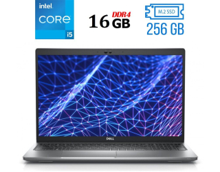 БУ Ноутбук Б-класс Dell Latitude 5530 / 15.6&quot; (1920x1080) IPS / Intel Core i5-1235U (10 (12) ядер по 1.3 - 4.4 GHz) / 16 GB DDR4 / 256 GB SSD M.2 / Intel Iris Xe Graphics / USB 3.2 / HDMI / Windows 10 лицензия из Европы в Днепре