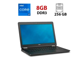 БУ Ультрабук Dell Latitude E7250 / 12.5&quot; (1366x768) TN / Intel Core i7-5600U (2 (4) ядра по 2.6 - 3.2 GHz) / 8 GB DDR3 / 256 GB SSD / Intel HD Graphics 5500 / WebCam / HDMI из Европы в Дніпрі