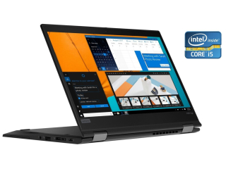 БУ Ультрабук-трансформер Lenovo ThinkPad X390 Yoga / 13.3&quot; (1920x1080) IPS Touch / Intel Core i5-8250U (4 (8) ядра по 1.6 - 3.4 GHz) / 16 GB DDR4 / 480 GB SSD / Intel UHD Graphics / WebCam из Европы в Дніпрі