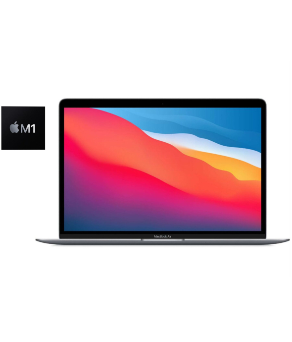 Ультрабук Apple MacBook Air 13 2020 A2337 / 13.3&quot; (2560x1600) IPS / Apple M1 (8 ядер по 2.1 - 3.2 GHz) / 16 GB DDR3 / 256 GB SSD / Apple M1 Graphics / WebCam / MacOS - 1