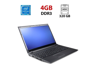 БУ Ноутбук Terra Mobile 1528 / 15.6&quot; (1366x768) TN / Intel Pentium B940 (2 ядра по 2.0 GHz) / 4 GB DDR3 / 320 GB HDD / Intel HD Graphics / WebCam из Европы в Днепре