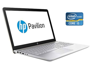 БУ Ноутбук Б-класс HP Pavilion 15-cc123c / 15.6&quot; (1366x768) TN Touch / Intel Core i5-8250U (4 (8) ядра по 1.6 - 3.4 GHz) / 8 GB DDR4 / 240 GB SSD / Intel HD Graphics 620 / WebCam / Windows 10 из Европы в Днепре