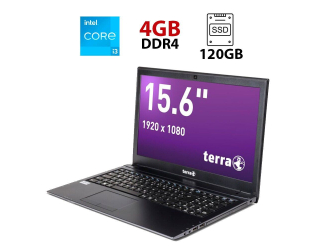 БУ Ноутбук Terra Mobile 1515 / 15.6&quot; (1920x1080) IPS / Intel Core i3-7100U (2 (4) ядра по 2.4 GHz) / 4 GB DDR4 / 120 GB SSD / Intel HD Graphics 620 / WebCam из Европы в Днепре