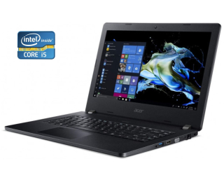 БУ Ноутбук Б-класс Acer TravelMate P215-51 / 15.6&quot; (1920x1080) IPS / Intel Core i5-8250U (4 (8) ядра по 1.6 - 3.4 GHz) / 8 GB DDR4 / 256 GB SSD / Intel UHD Graphics 620 / WebCam из Европы в Днепре