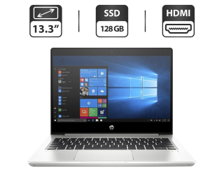 БУ Ультрабук Б-класс HP ProBook 430 G6 / 13.3&quot; (1366x768) TN / Intel Core i3-8145U (2 (4) ядра по 2.1 - 3.9 GHz) / 4 GB DDR3 / 128 GB SSD / Intel UHD Graphics / WebCam / HDMI из Европы