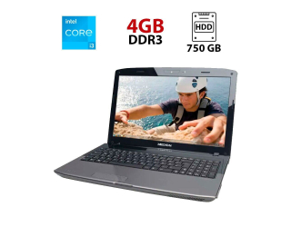 БУ Ноутбук Medion Akoya E6226 / 15.6&quot; (1366x768) TN / Intel Core i3-2310M (2 (4) ядра по 2.4 GHz) / 4 GB DDR3 / 750 GB HDD / Intel HD Graphics 3000 / WebCam из Европы в Днепре