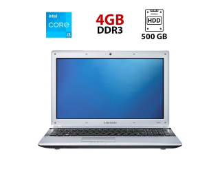 БУ Ноутбук Б-класс Samsung RV515 / 15.6&quot; (1366x768) TN / Intel Core i3-370M (2 (4) ядра по 2.4 GHz) / 4 GB DDR3 / 500 GB HDD / nVidia GeForce 315M, 512 MB GDDR3, 64-bit / WebCam из Европы в Днепре