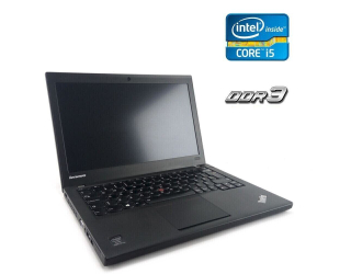 БУ Нетбук Б-класс Lenovo ThinkPad X240 / 12.5&quot; (1366x768) TN / Intel Core i5-4200U (2 (4) ядра по 1.6 - 2.6 GHz) / 4 GB DDR3 / 500 GB HDD / Intel HD Graphics 4400 из Европы в Дніпрі