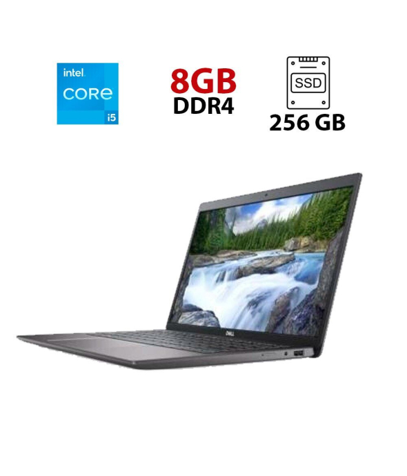 Ультрабук Dell Latitude 3301 / 13.3&quot; (1920x1080) IPS / Intel Core i5-8365U (4 (8) ядра по 1.6 - 4.1 GHz) / 8 GB DDR4 / 256 GB SSD / Intel UHD Graphics 620 / WebCam - 1