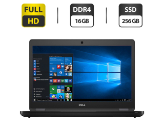 БУ Ультрабук Dell Latitude 5490 / 14&quot; (1920x1080) IPS / Intel Core i3-8130U (2 (4) ядра по 2.2 - 3.4 GHz) / 16 GB DDR4 / 256 GB SSD M.2 / Intel HD Graphics 620 / WebCam / HDMI / Windows 10 Pro из Европы в Дніпрі