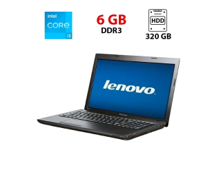 БУ Ноутбук Lenovo Ideapad N580 / 15.6&quot; (1366x768) TN / Intel Core i3-3120M (2 (4) ядра по 2.5 GHz) / 6 GB DDR3 / 320 GB HDD / Intel HD Graphics 4000 / WebCam / АКБ не держит из Европы в Дніпрі