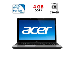 БУ Ноутбук Б-класс Acer E1-531 / 15.6&quot; (1366x768) TN / Intel Pentium B960 (2 ядра по 2.2 GHz) / 4 GB DDR3 / 750 GB HDD / Intel HD Graphics 2000 / WebCam из Европы в Дніпрі