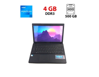 БУ Ноутбук Б-класс Asus X55A / 15.6&quot; (1366x768) TN / Intel Pentium B960 (2 ядра по 2.2 GHz) / 4 GB DDR3 / 500 GB HDD / Intel HD Graphics / WebCam из Европы в Дніпрі
